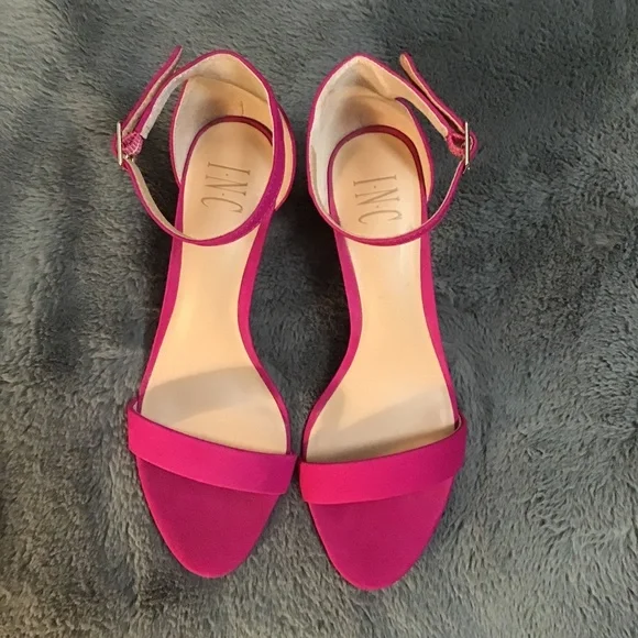 Hot Pink Summer Dress INC International Concepts Shoes Inc Hot Pink Dress  Shoes Size Poshmark